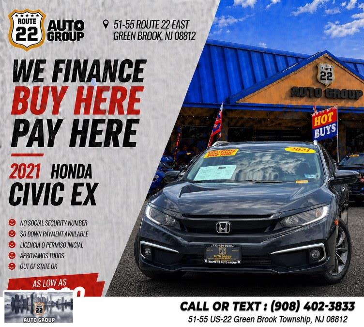 Used 2021 Honda Civic Sedan in Green Brook Township, New Jersey | Route 22 Auto Group. Green Brook Township, New Jersey