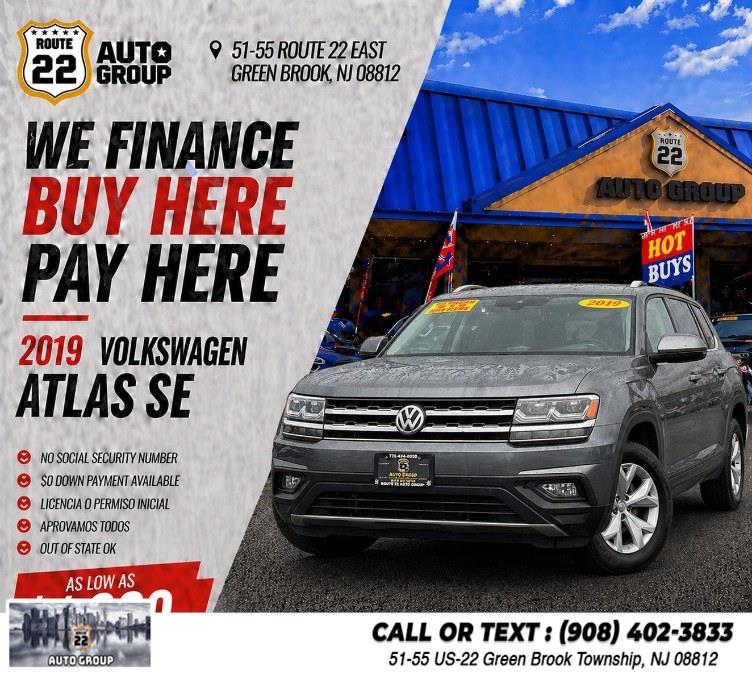 Used 2019 Volkswagen Atlas in Green Brook Township, New Jersey | Route 22 Auto Group. Green Brook Township, New Jersey