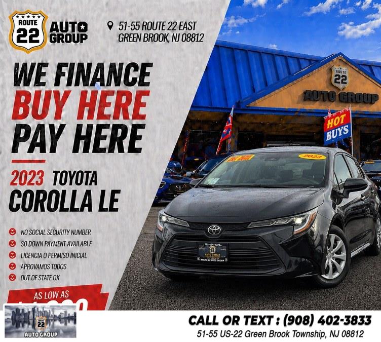 Used 2023 Toyota Corolla in Green Brook Township, New Jersey | Route 22 Auto Group. Green Brook Township, New Jersey