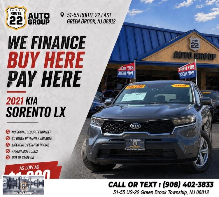 Used 2021 Kia Sorento in Green Brook Township, New Jersey | Route 22 Auto Group. Green Brook Township, New Jersey