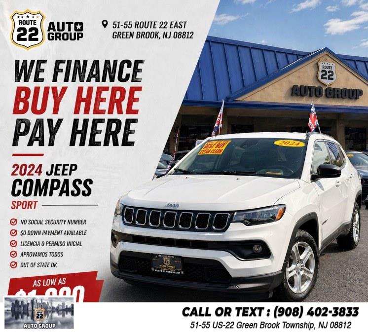Used 2024 Jeep Compass in Green Brook Township, New Jersey | Route 22 Auto Group. Green Brook Township, New Jersey