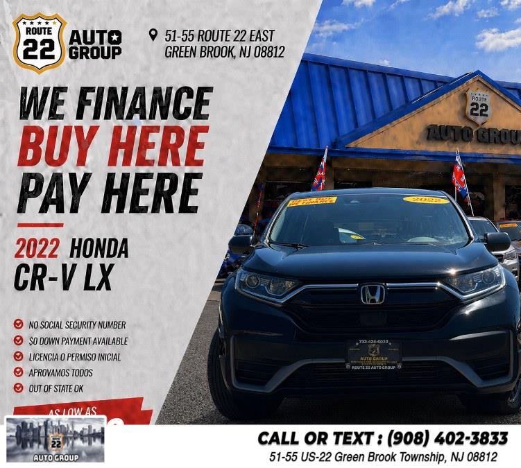 Used 2022 Honda CR-V in Green Brook Township, New Jersey | Route 22 Auto Group. Green Brook Township, New Jersey