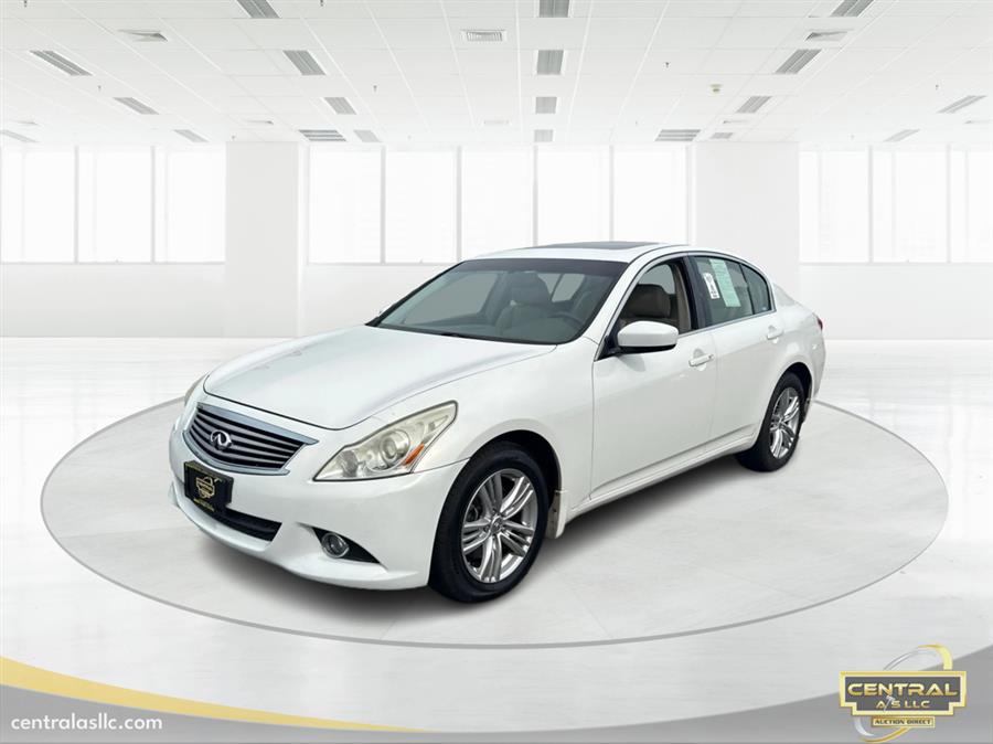 Moonlight White 2013 INFINITI G37 x Sedan AWD Sedan All-Wheel Drive Automatic