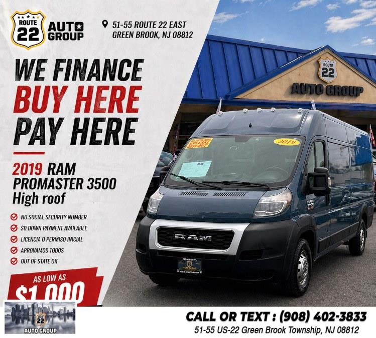 Used 2019 Ram ProMaster Cargo Van in Green Brook Township, New Jersey | Route 22 Auto Group. Green Brook Township, New Jersey