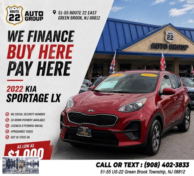 Used 2022 Kia Sportage in Green Brook Township, New Jersey | Route 22 Auto Group. Green Brook Township, New Jersey