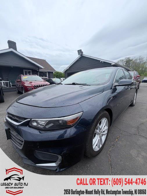 2017 Chevrolet Malibu 4dr Sdn LT w/1LT, available for sale in Westampton Township, New Jersey | Legacy Auto NJ. Westampton Township, New Jersey