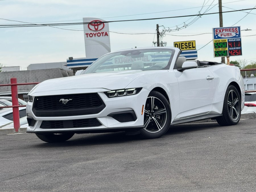 Oxford White 2024 Ford Mustang EcoBoost Premium Convertible RWD Convertible Rear-Wheel Drive Automatic