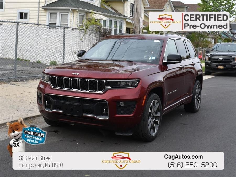 Velvet Red Pearlcoat 2022 Jeep Grand Cherokee Overland 4WD SUV / Crossover Four-Wheel Drive Automatic