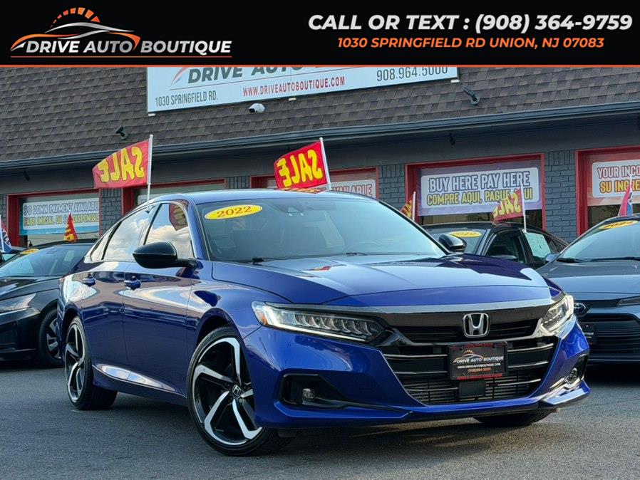 Used 2022 Honda Accord Sedan in Union, New Jersey | Drive Auto Boutique. Union, New Jersey