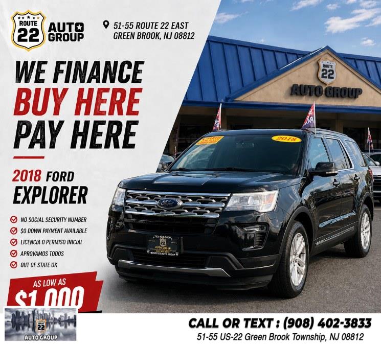 Used 2018 Ford Explorer in Green Brook Township, New Jersey | Route 22 Auto Group. Green Brook Township, New Jersey