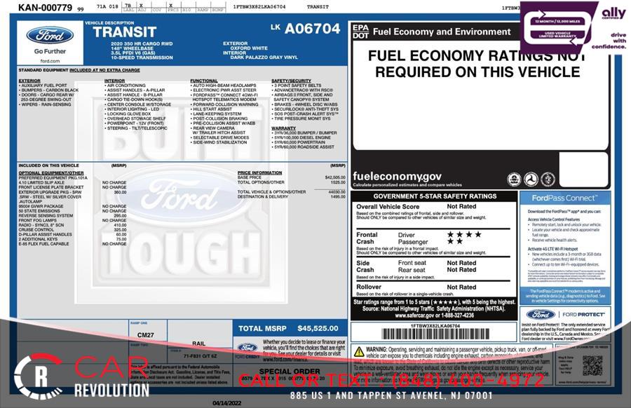2020 Ford Transit Van Base - Photo 1