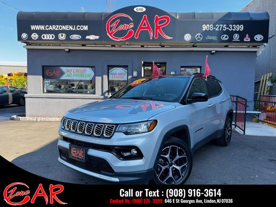 2025 Jeep Compass Limited 4x4, available for sale in Linden, New Jersey | Car Zone. Linden, New Jersey