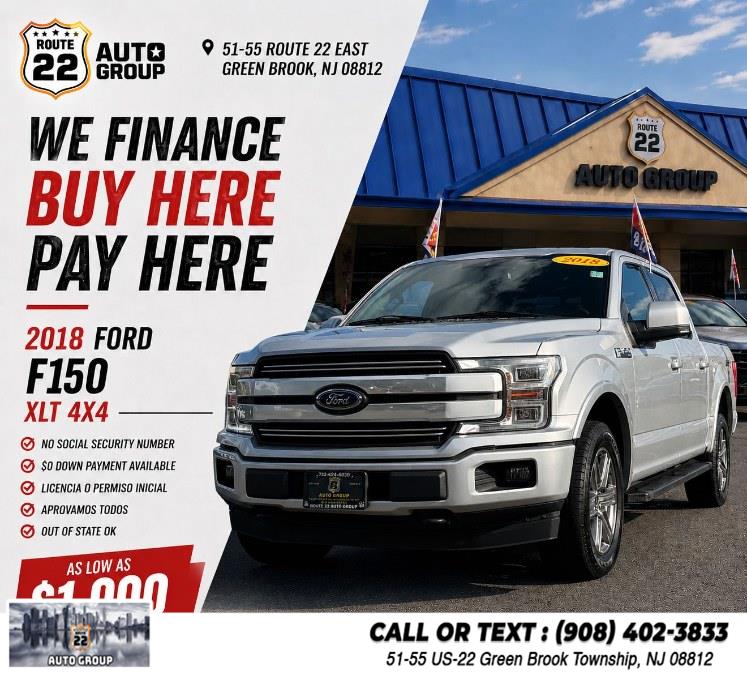 Used 2018 Ford F-150 in Green Brook Township, New Jersey | Route 22 Auto Group. Green Brook Township, New Jersey