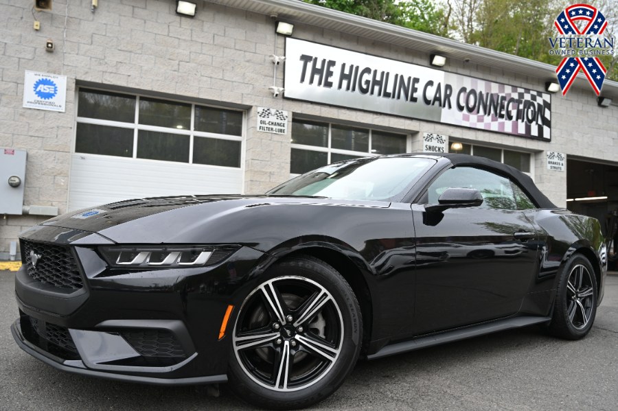 Shadow Black 2024 Ford Mustang EcoBoost Premium Convertible RWD Convertible Rear-Wheel Drive Automatic