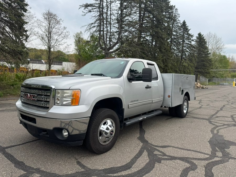 Quicksilver Metallic 2012 GMC Sierra 3500HD SLE Ext. Cab LB 4WD Pickup Truck Four-Wheel Drive Automatic