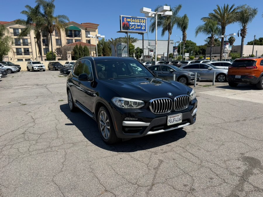 Black 2019 BMW X3 sDrive30i RWD SUV / Crossover Rear-Wheel Drive Automatic