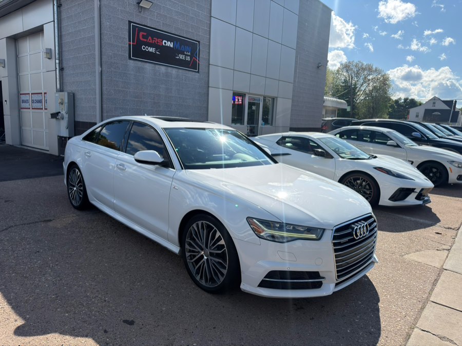 White 2016 Audi A6 2.0T quattro Premium Plus Sedan AWD Sedan All-Wheel Drive Automatic
