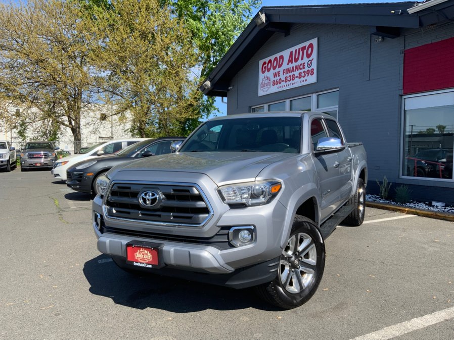 Silver Sky Metallic 2016 Toyota Tacoma Double Cab V6 Limited 4WD Pickup Truck Four-Wheel Drive Automatic