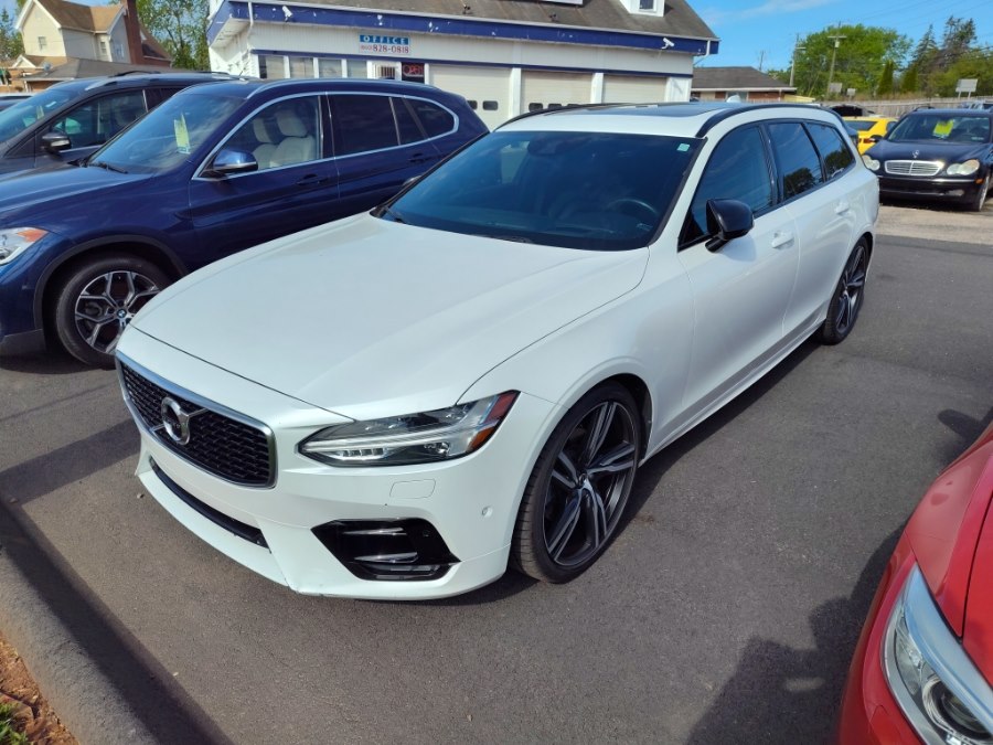 Ice White 2020 Volvo V90 T5 R-Design FWD Wagon Front-Wheel Drive Automatic