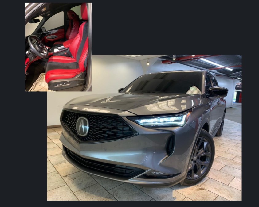 Gray 2022 Acura MDX SH-AWD with A-SPEC Package SUV / Crossover All-Wheel Drive Automatic