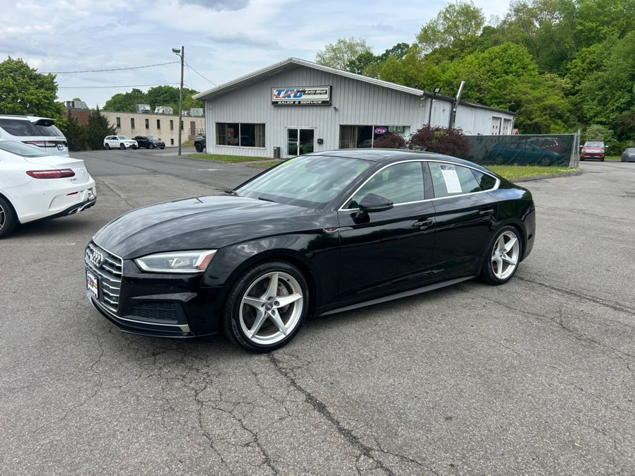 Brilliant Black 2018 Audi A5 Sportback 2.0T quattro Premium Plus AWD Sedan All-Wheel Drive Automatic
