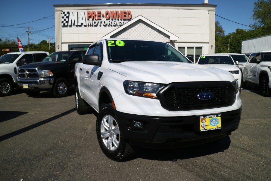 Oxford White 2020 Ford Ranger XL SuperCrew 4WD Pickup Truck Four-Wheel Drive Automatic