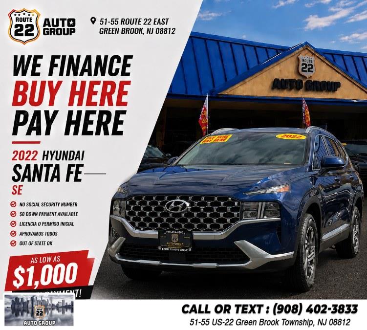 Used 2022 Hyundai Santa Fe in Green Brook Township, New Jersey | Route 22 Auto Group. Green Brook Township, New Jersey