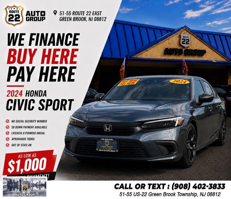 Used 2024 Honda Civic Sedan in Green Brook Township, New Jersey | Route 22 Auto Group. Green Brook Township, New Jersey