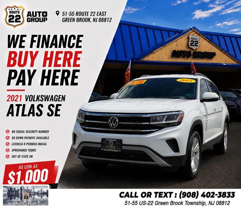 Used 2021 Volkswagen Atlas in Green Brook Township, New Jersey | Route 22 Auto Group. Green Brook Township, New Jersey