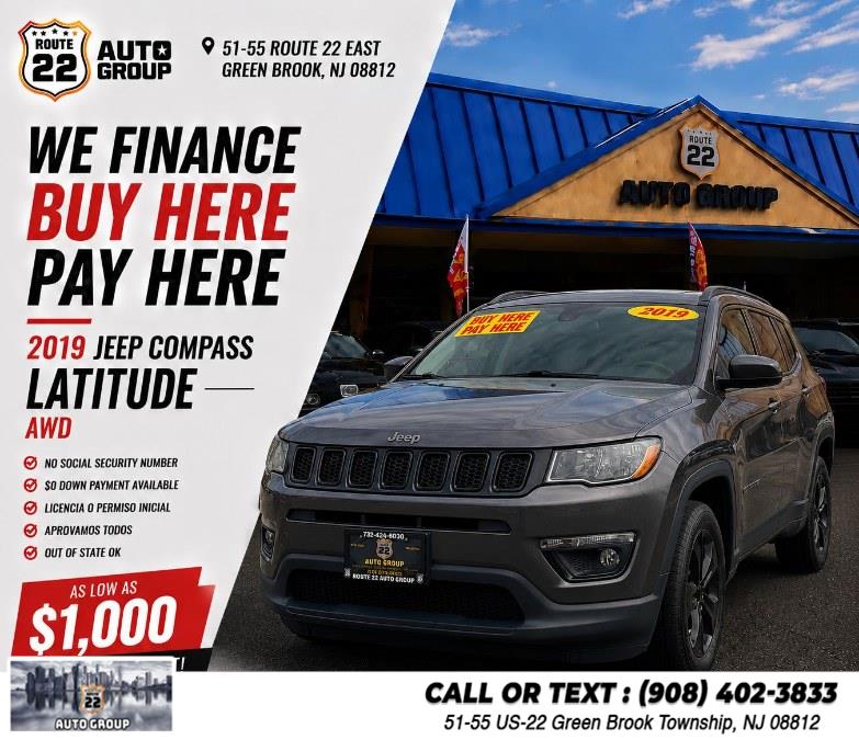 Used 2019 Jeep Compass in Green Brook Township, New Jersey | Route 22 Auto Group. Green Brook Township, New Jersey