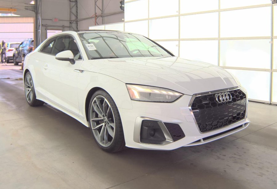 White 2022 Audi A5 quattro Premium Plus S Line 45 TFSI Coupe AWD Coupe All-Wheel Drive Automatic