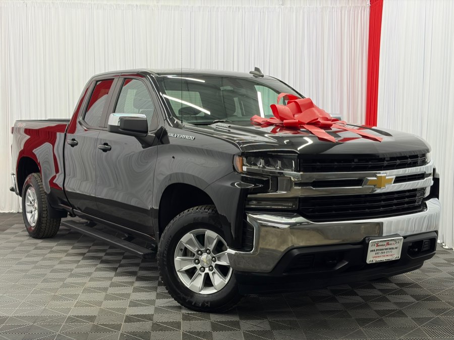 Black 2020 Chevrolet Silverado 1500 LT Double Cab 4WD Pickup Truck Four-Wheel Drive 10-Speed Automatic