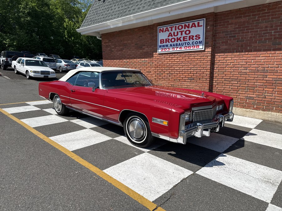 1975 Cadillac Eldorado Convertible, available for sale in Waterbury, Connecticut | National Auto Brokers, Inc.. Waterbury, Connecticut