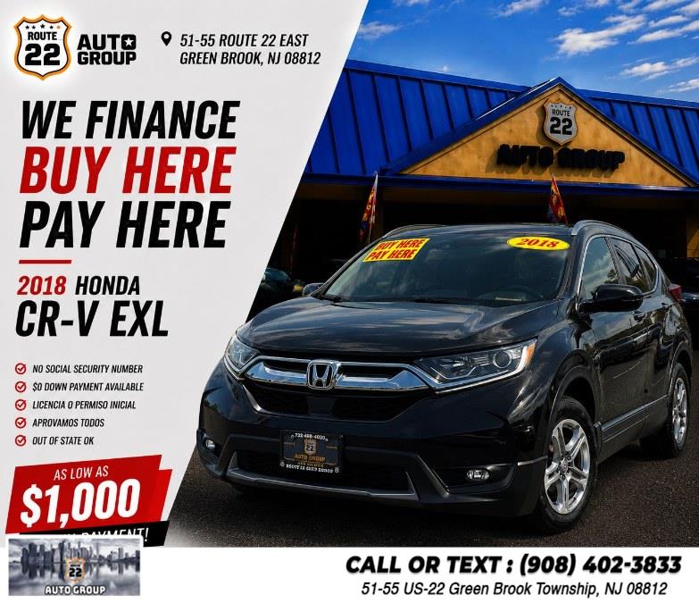 Used 2018 Honda CR-V in Green Brook Township, New Jersey | Route 22 Auto Group. Green Brook Township, New Jersey