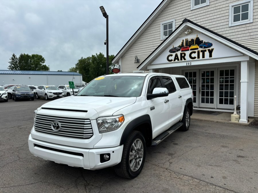 Super White 2014 Toyota Tundra Platinum CrewMax 5.7L Pickup Truck 4X2 Automatic
