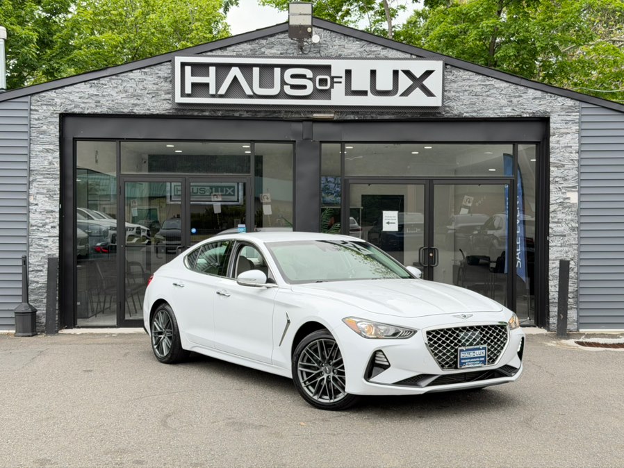 White 2019 Genesis G70 2.0T Advanced AWD Sedan All-Wheel Drive Automatic