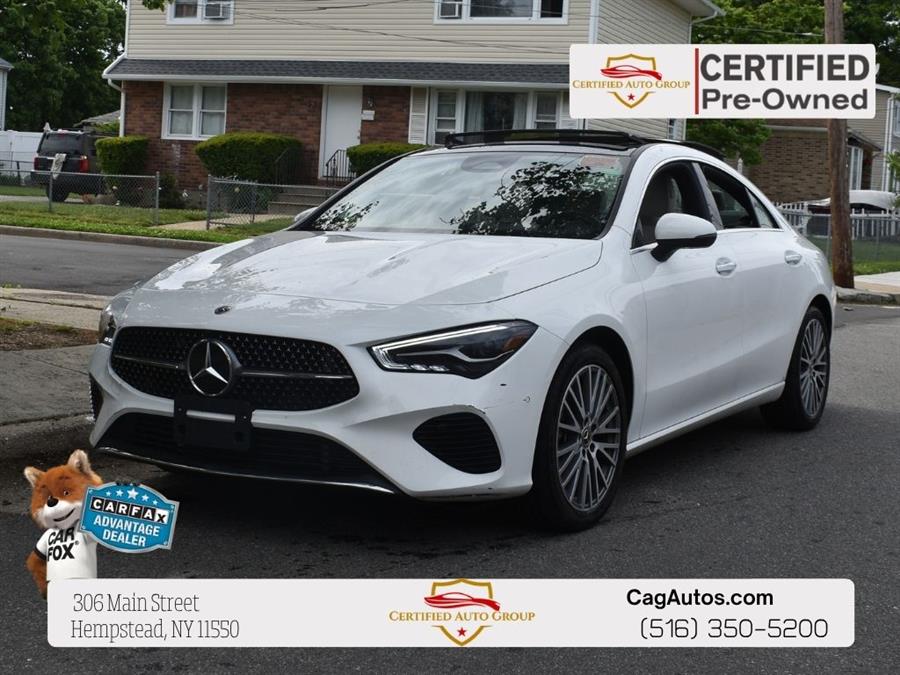 Polar White 2025 Mercedes-Benz CLA 250 4MATIC Coupe All-Wheel Drive Automatic