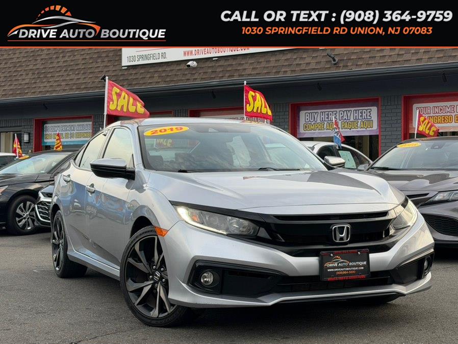 2019 Honda Civic Sedan Sport CVT, available for sale in Union, New Jersey | Drive Auto Boutique. Union, New Jersey