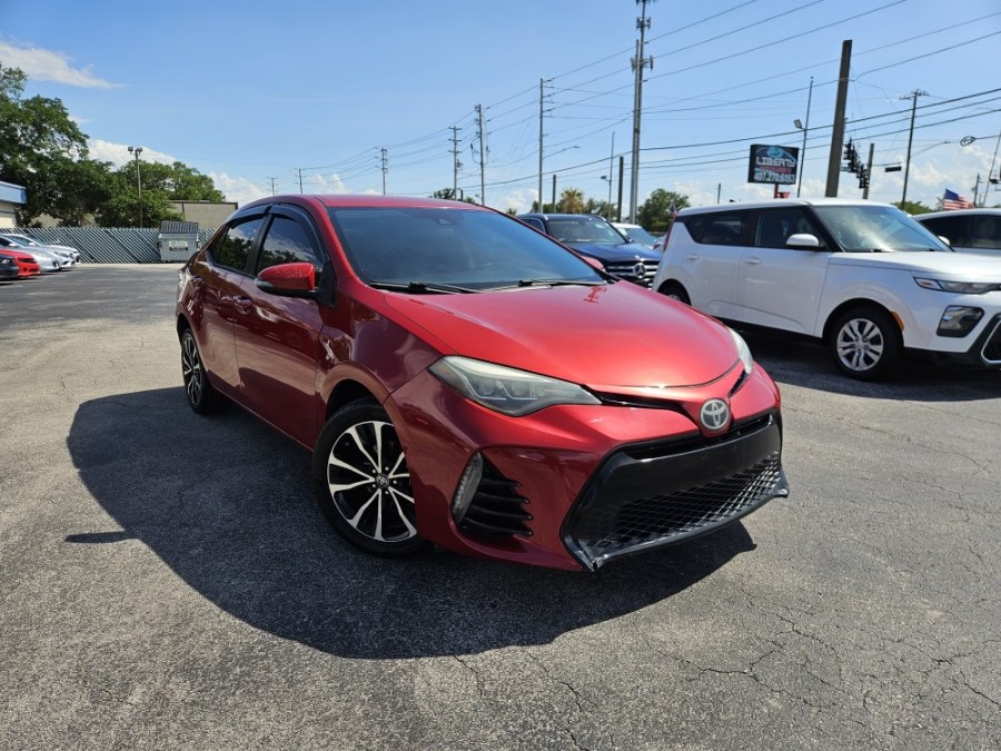 Red 2017 Toyota Corolla SE Sedan Front-Wheel Drive Automatic