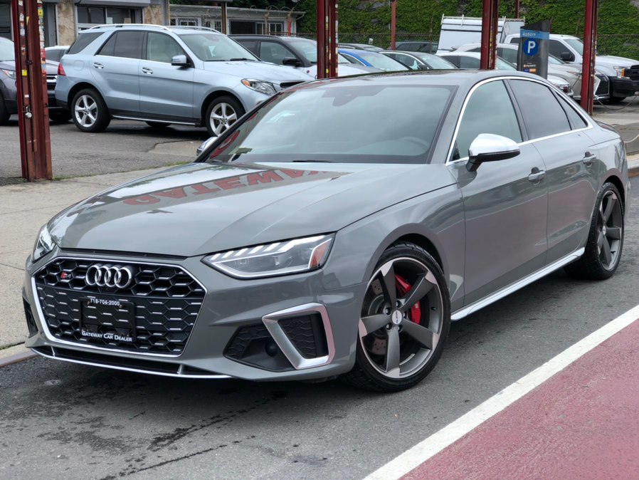 Quantum Gray 2021 Audi S4 3.0T quattro Premium Plus AWD Sedan All-Wheel Drive Automatic