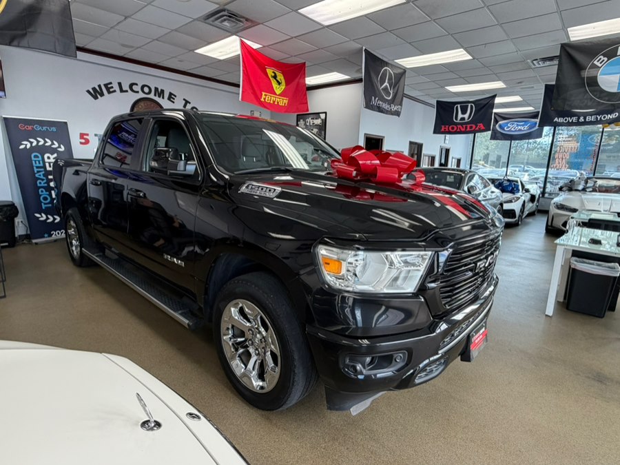 Diamond Black Crystal Pearlcoat 2019 RAM 1500 Big Horn Crew Cab 4WD Pickup Truck Four-Wheel Drive Automatic