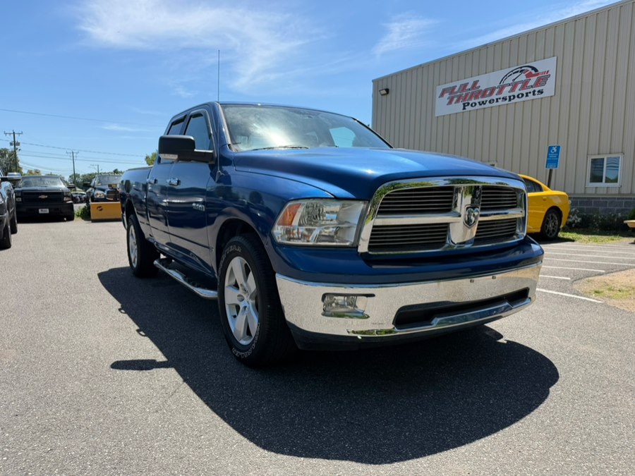 Deep Water Blue Pearl 2010 Dodge RAM 1500 SLT Quad Cab 4WD Pickup Truck Four-Wheel Drive Automatic