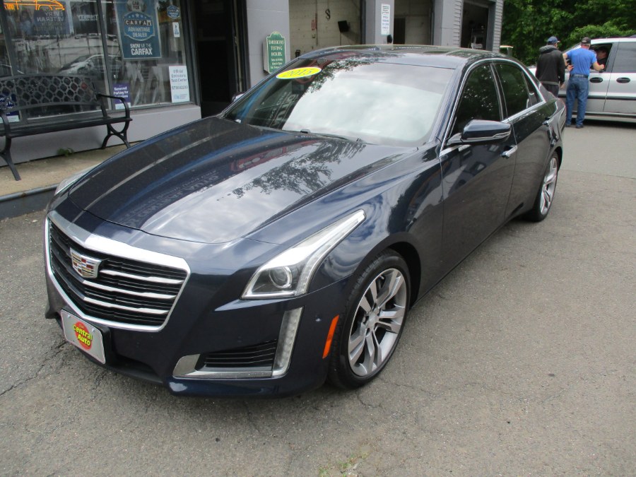 Opulent Blue Metallic 2015 Cadillac CTS 3.6TT V-Sport Premium RWD Sedan Rear-Wheel Drive Automatic