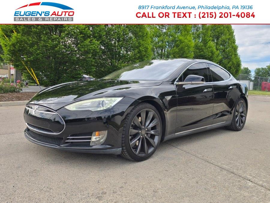 Black 2013 Tesla Model S Performance RWD Sedan Rear-Wheel Drive Automatic