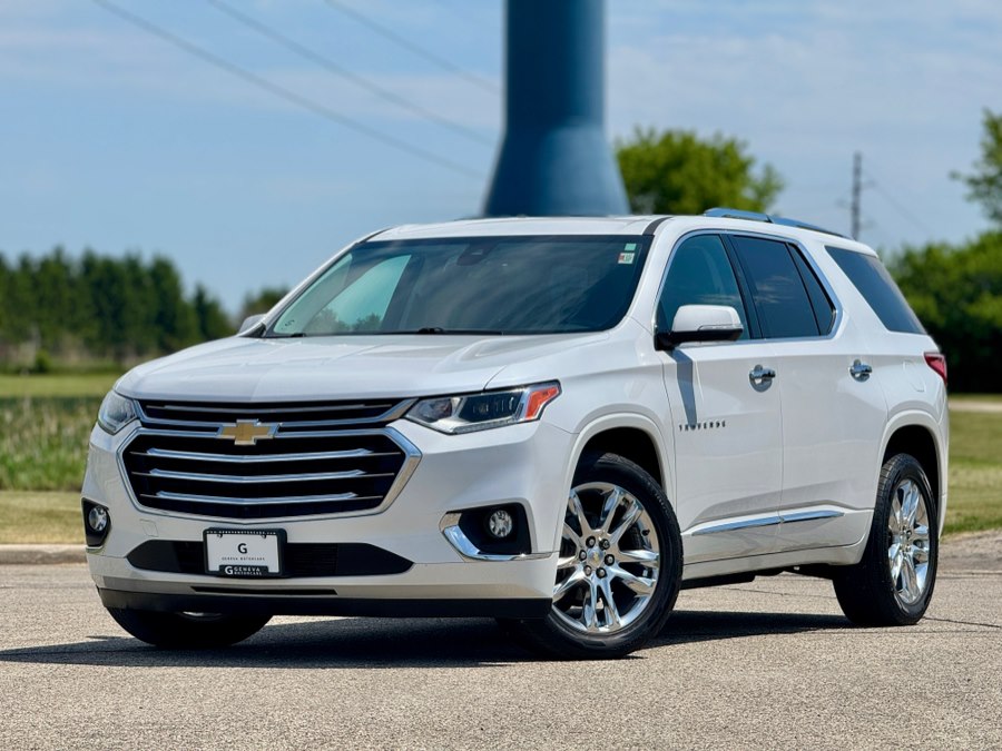 Pearl 2018 Chevrolet Traverse High Country AWD SUV / Crossover Four-Wheel Drive Automatic