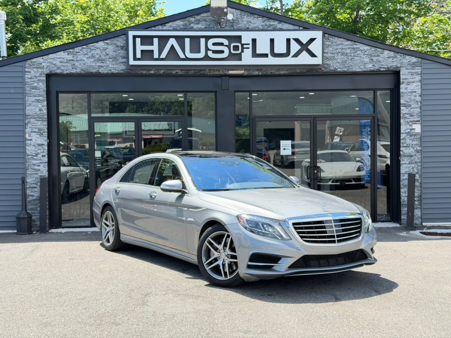 Gray 2015 Mercedes-Benz S-Class S 550 4MATIC Sedan All-Wheel Drive Automatic