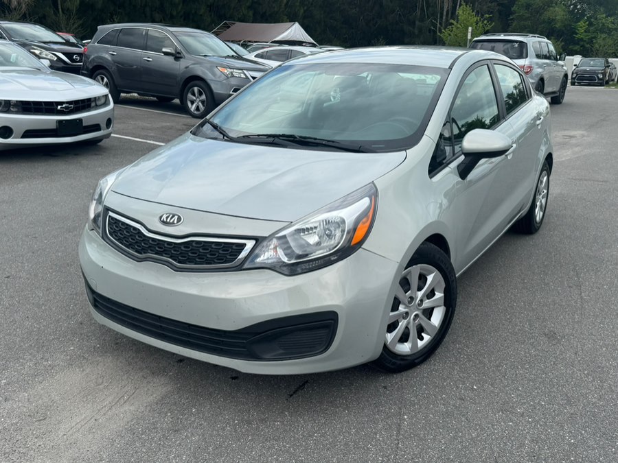 Clear White 2014 Kia Rio EX Sedan Front-Wheel Drive Automatic