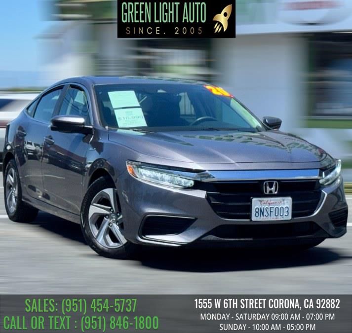 Used 2020 Honda Insight hybrid in Corona, California | Green Light Auto. Corona, California