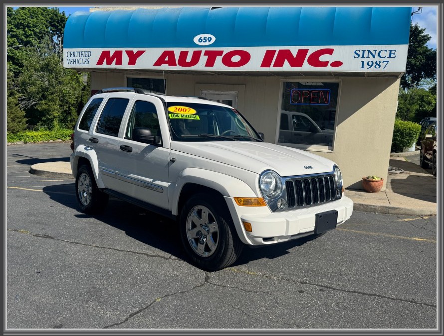 Stone White 2007 Jeep Liberty Limited 4WD SUV / Crossover Four-Wheel Drive Automatic