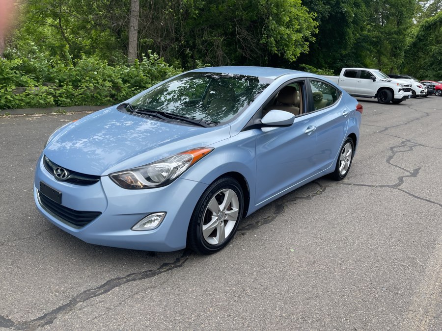 Blue 2012 Hyundai Elantra GLS FWD Sedan Front-Wheel Drive Automatic